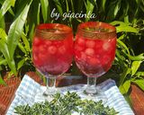 Foto langkah ke 5 dari resep Es Sirup bola-bola Semangka dan Selasih.