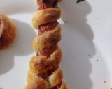 Foto del paso 1 de la receta: Palmeras de Hojaldre y momias
