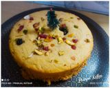 A picture of step 9 of Rava Tutti-fruiti Cake.