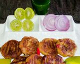 A picture of step 6 of Raw Mango Kebab.