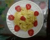 A picture of step 6 of Home made fries #vegancontest#.