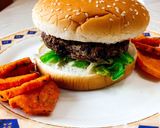 Φωτογραφία βήματος 6 της συνταγής Vegburger: μαύρα φασόλια και κινόα