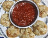 A picture of step 10 of Mix veg momos.