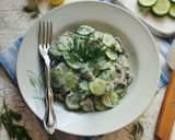 عکس مرحله 5 از دستور سالاد خیار وشوید🥒🧄🥗