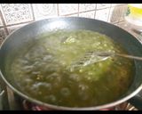 A picture of step 2 of Palak paneer.