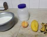 Peach, mango and banana shake recipe step 1 photo