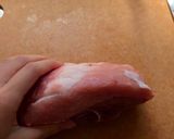 A picture of step 2 of Grilled pork with sweet soy sauce.
