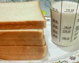Foto langkah ke 1 dari resep Puding Roti Panggang.