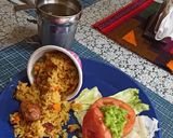 Foto del paso 2 de la receta: Cascada de arroz con chorizos