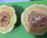 Foto langkah ke 1 dari resep Es Blewah Selasih Jeruk Nipis.