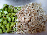 Oseng Pedas Teri Medan Pete Cabe Ijo