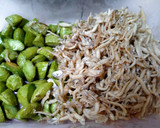 Foto langkah ke 1 dari resep Oseng Pedas Teri Medan Pete Cabe Ijo.