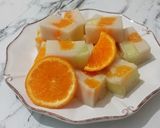 Foto langkah ke 4 dari resep Fruit Cubes Pudding.