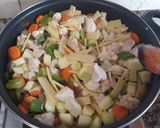 Foto del paso 2 de la receta: Pollo con verduras a mi "estilo chino"