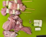A picture of step 5 of Japanese Yakitori (焼鳥 skewer-grilled chicken)②.