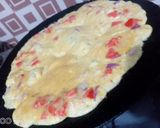 A picture of step 4 of Masala Egg omelette.