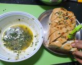 A picture of step 2 of Pull apart Herby Cheese Garlic Bread.