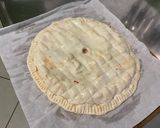 Une image de l'étape 13 de Tourte au porc, petits pois, crème et feta.