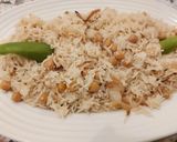 A picture of step 6 of Chana pulao.