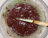 Foto langkah ke 2 dari resep Brownies Lapis Puding Coklat.