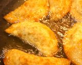 A picture of step 6 of Crispy Easy Bacon Potato Cheese Fried Gyoza.