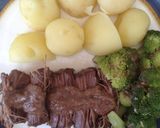 A picture of step 9 of Delicious Beef Brisket in a Slow Cooker.