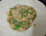 A picture of step 4 of Moghlai paratha shallow fry.