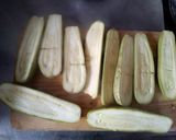 Foto del paso 2 de la receta: Zucchini rellenos. Veganos