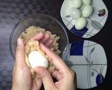 A picture of step 2 of Egg chop.