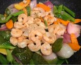 青椒🫑. 胡萝卜🥕. 洋葱🧅 & 虾仁🍤🍤的食譜步驟4照片