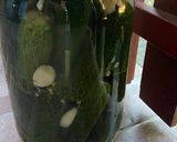 Kovászos uborka recept fázis 2 fotója