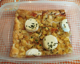 Foto del paso 8 de la receta: Hojaldre con manzanas y quesos rallado y queso de cabra
