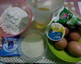 Foto langkah ke 1 dari resep Rainbow Cake Kukus Ny. Liem.