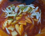 Foto langkah ke 5 dari resep Koloke Ayam saus Asam Manis.