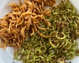 Gambar langkah 4 resipi Sambal Garing Bilis dan Petola Ular.