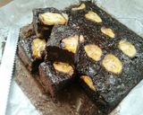 Foto langkah ke 9 dari resep BANANA BROWNIES no mixer (Bisa panggang/kukus).