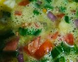 A picture of step 3 of Muglai egg paratha.