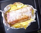 Foto del paso 4 de la receta: Lomo de cerdo relleno y patatas al vino