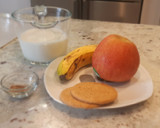 Foto del paso 1 de la receta: Batido de plátano y manzana