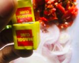 A picture of step 4 of Palm oil sauce.