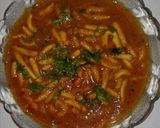 A picture of step 3 of Sev Sabji.