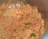A picture of step 3 of Masala umpa.