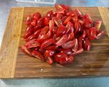 Une image de l'étape 9 de Gratin de gnochettis aux épinards, lard et tomates.