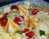 Foto langkah ke 3 dari resep Misoa kuah Telur Tomat (845).