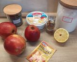 Almás 🍎- levendulás🪻, vaníliás mascarponés🍮 palacsinta 🥞 recept fázis 1 fotója