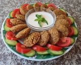 A picture of step 2 of Homemade Falafel 😋.