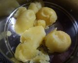 A picture of step 1 of Potato smiley.
