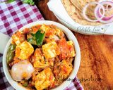 A picture of step 8 of Kadhai Paneer.
