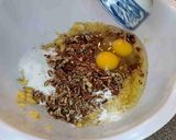 Foto del paso 4 de la receta: PANQUE DE NUEZ Y PLÁTANO 🌺