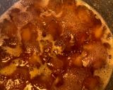 A picture of step 2 of Strawberry simple syrup.
